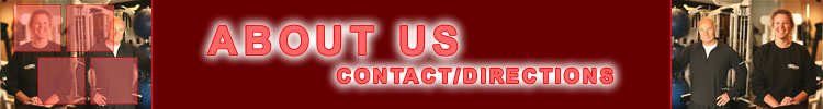 About Us, Contact, Directions