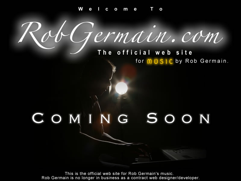 Welcome to the official web site of music by Rob Germain.